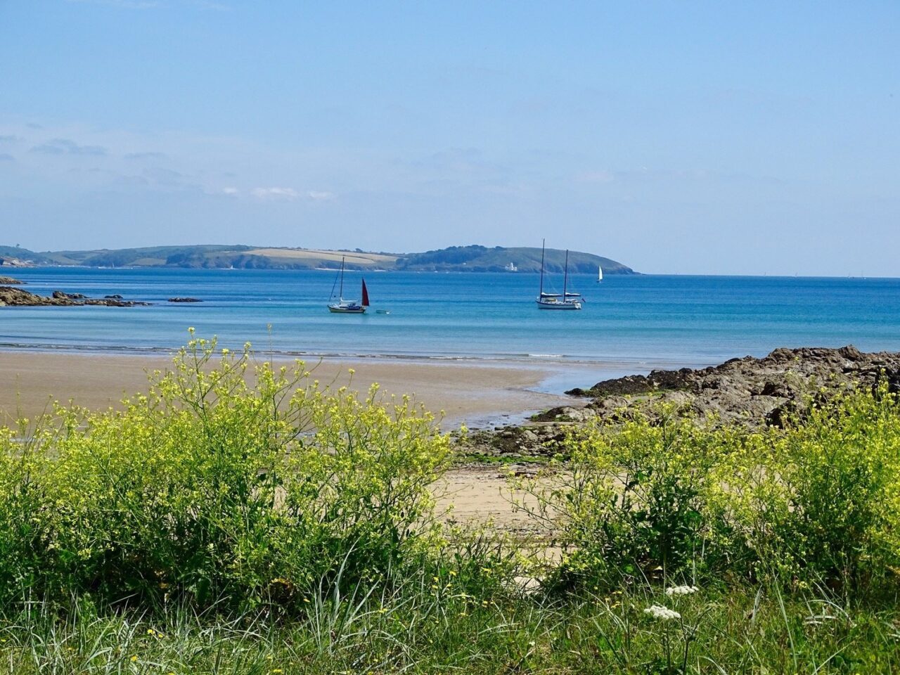 Boats at Maenporth