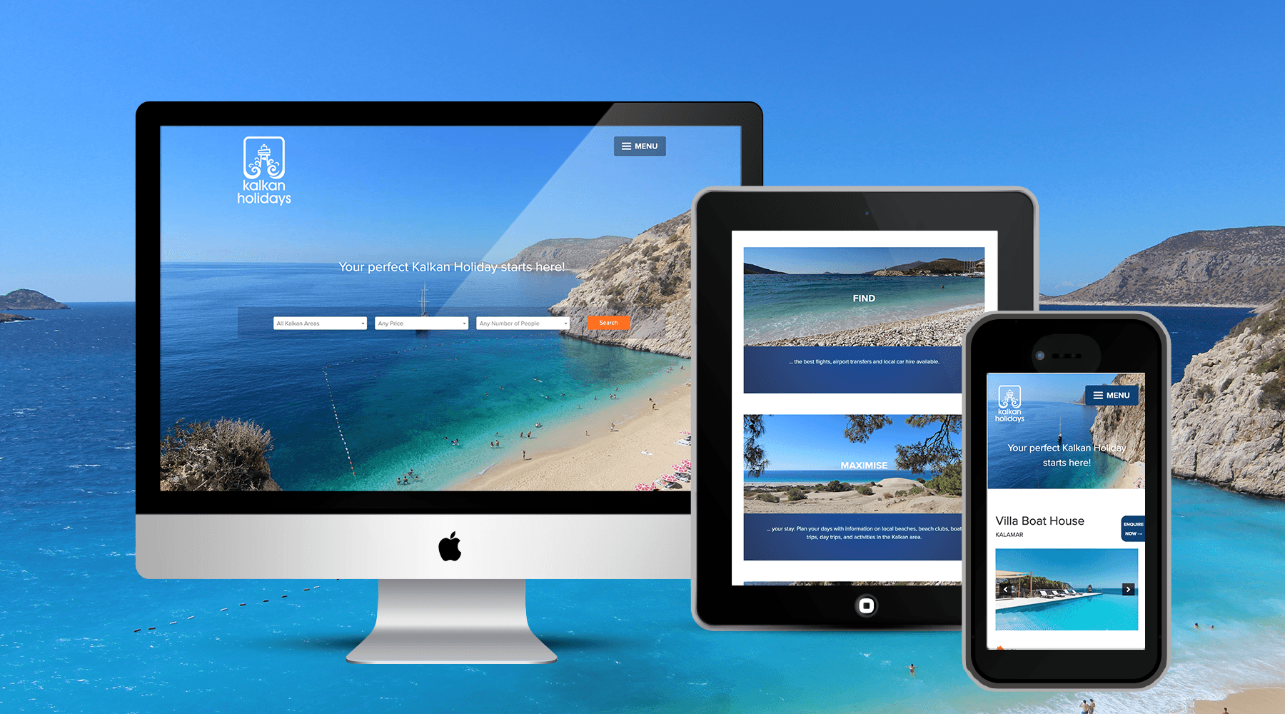 Kalkan Holiday Rentals Website