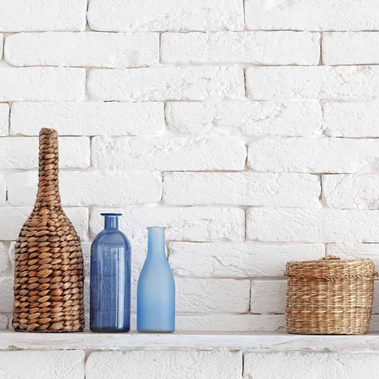 Bottles on a shelf