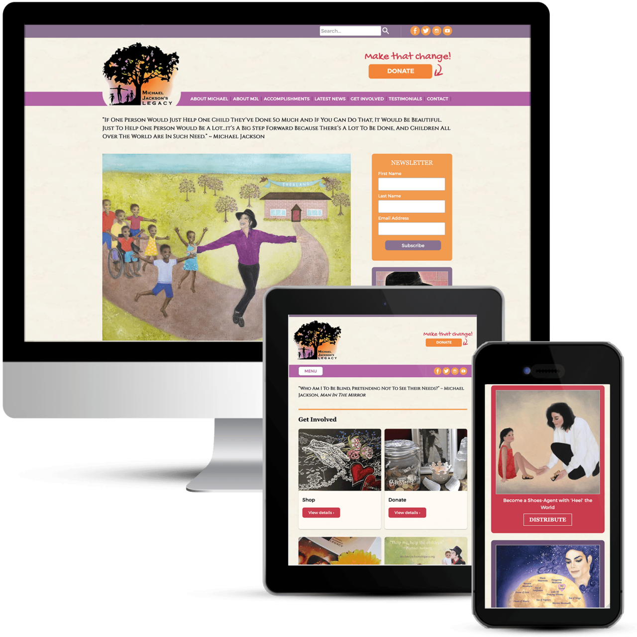 Charity Fundraising Website Design