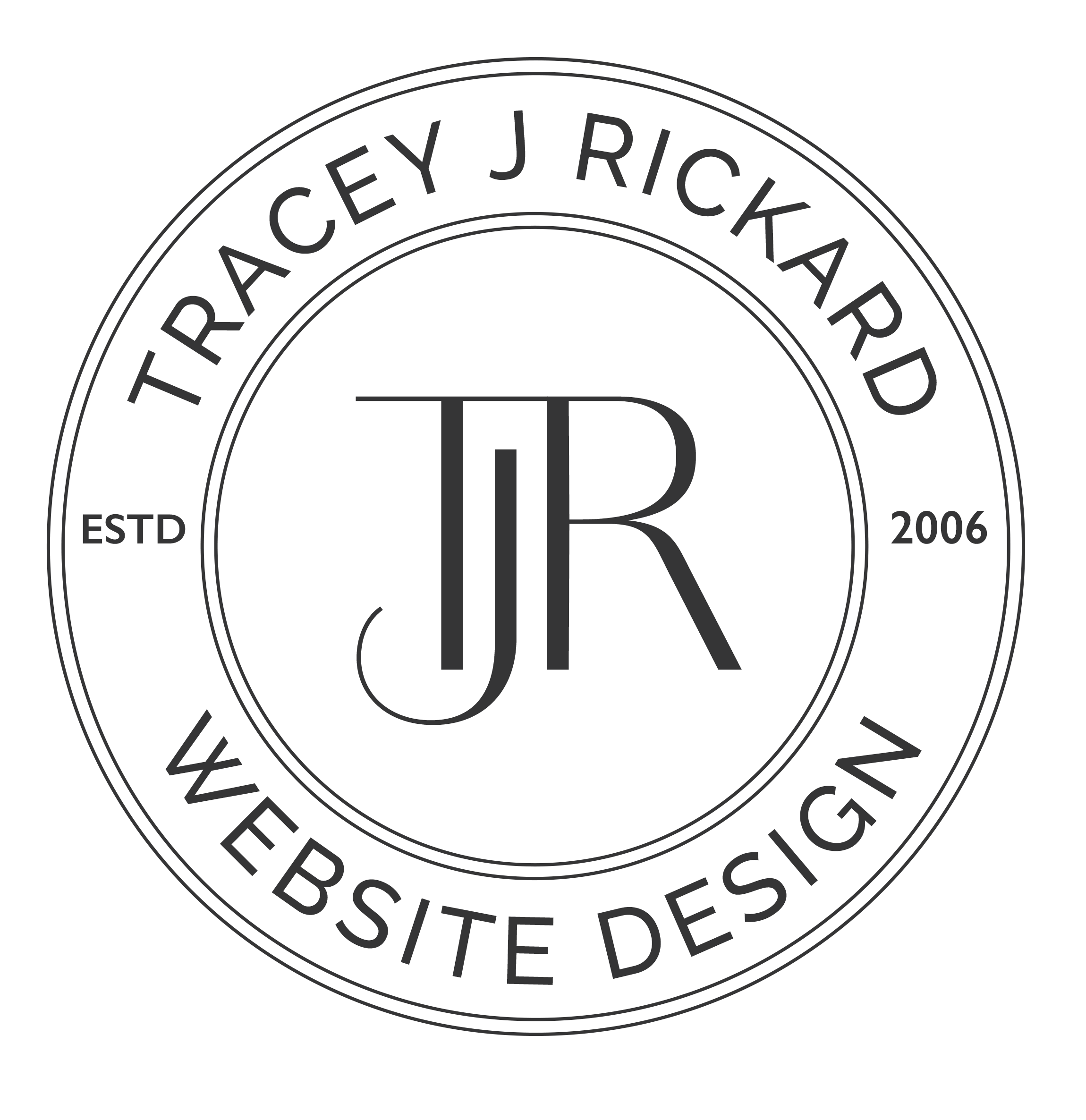 Tracey Rickard Website Design Brand Stamp