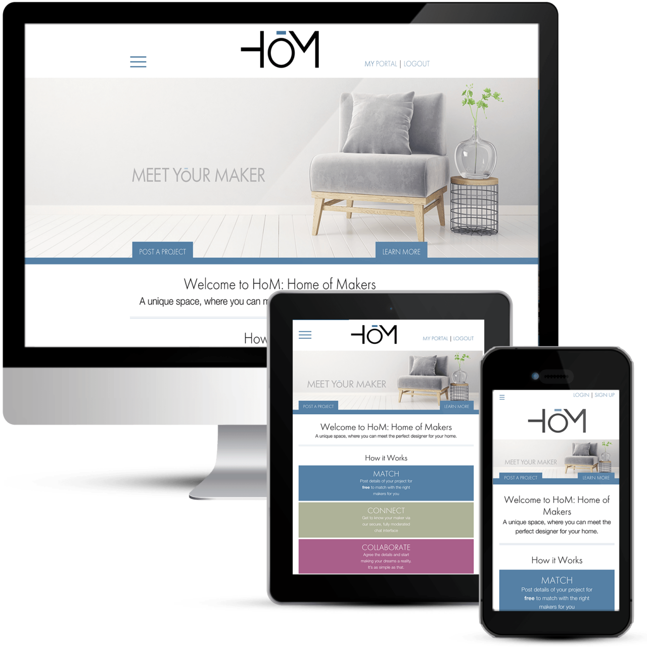 Ecommerce web design for Home of Makers business listings