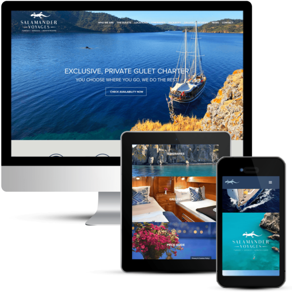 Website Design for Salamander Voyages