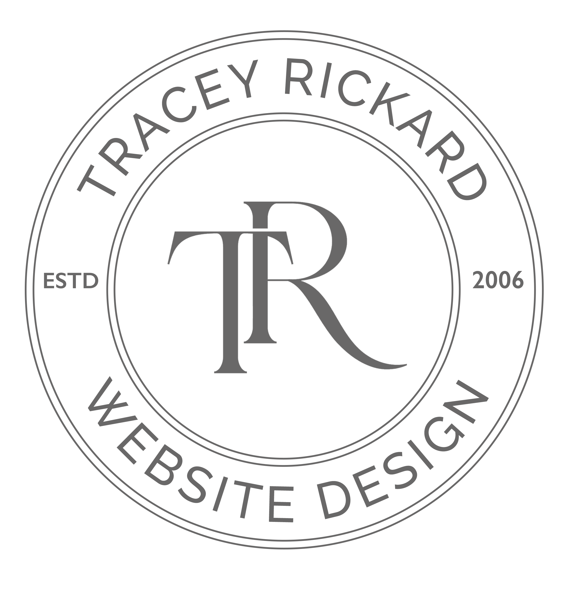 Tracey Rickard Website Design Brand Stamp