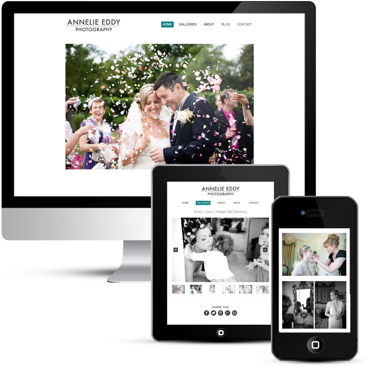 Wedding Photographer responsive design