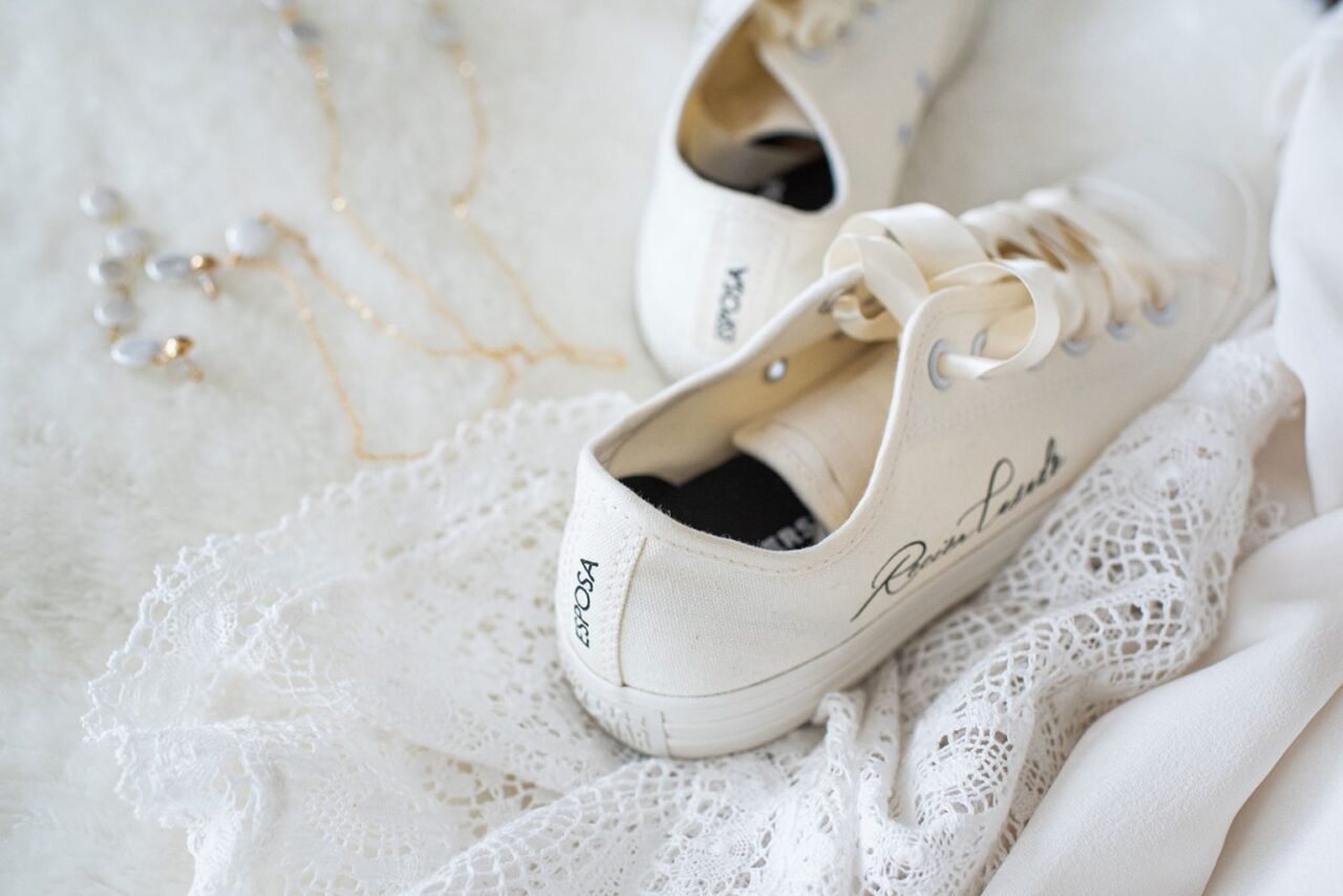 Beautiful eCommerce web design for a bespoke bridal converse company