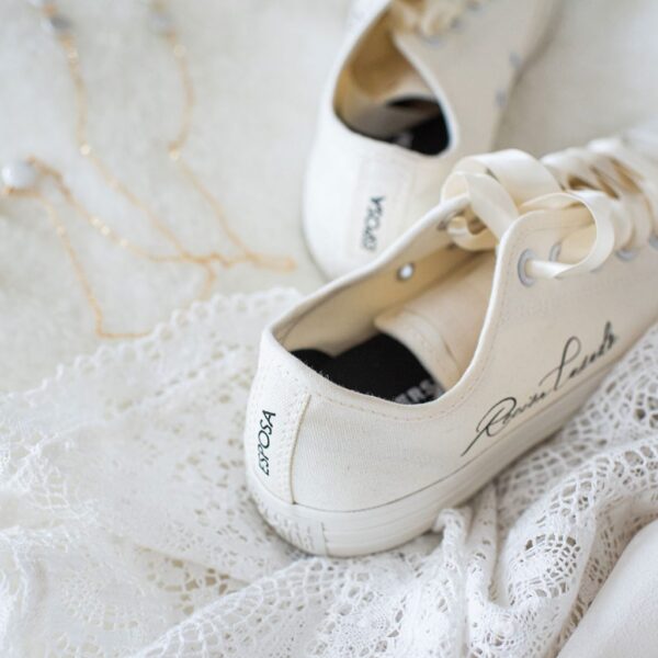 Beautiful eCommerce web design for a bespoke bridal converse company